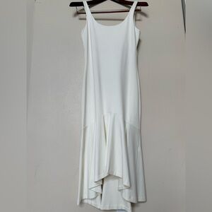NWT Amanda Uprichard Ivory High-Low Sleeveless Dress women’s size m bridal grad